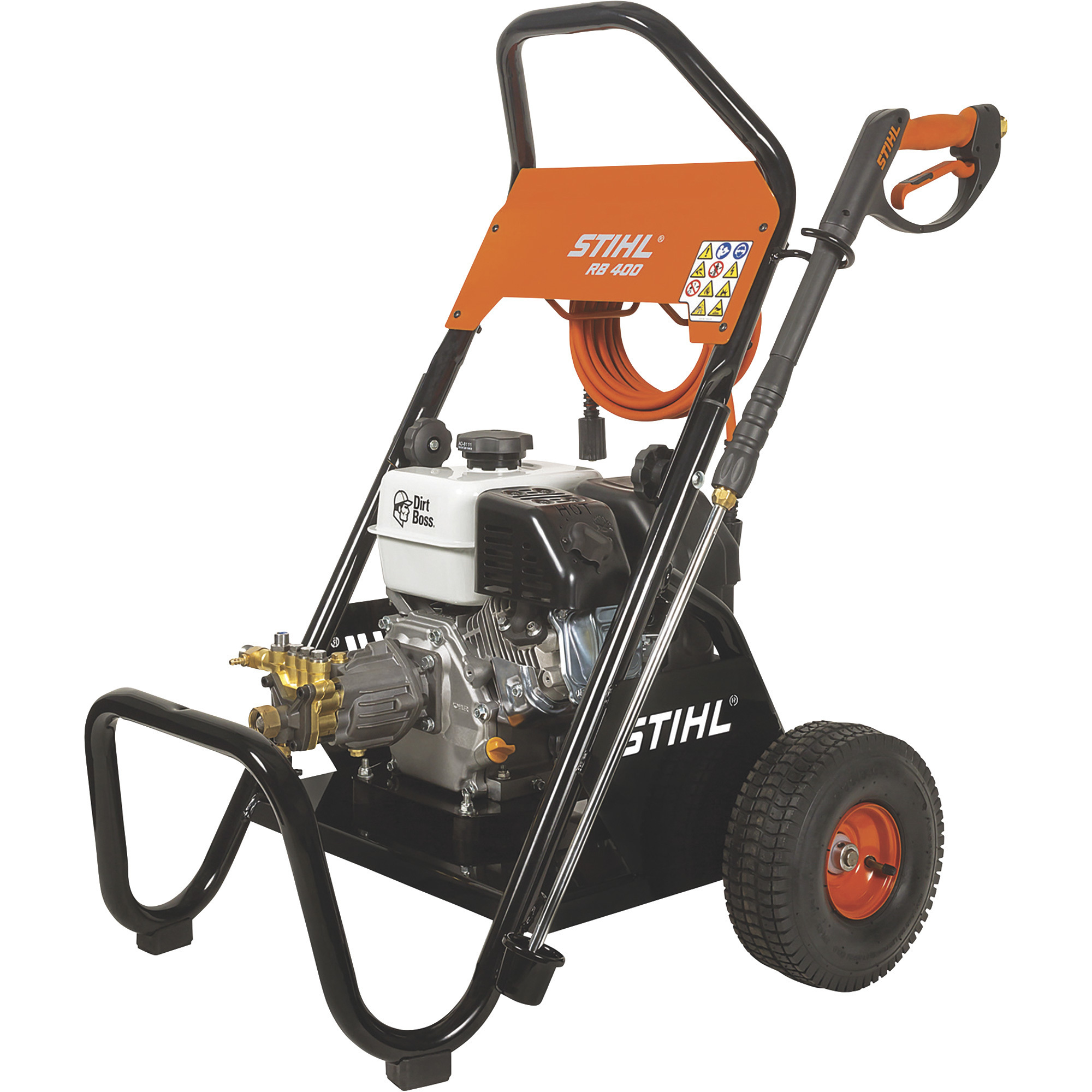 Stihl Dirt Boss Gas-Powered Cold Water Pressure Washer, 2700 PSI, 2.7 GPM, Kohler Engine, Model# RB 400